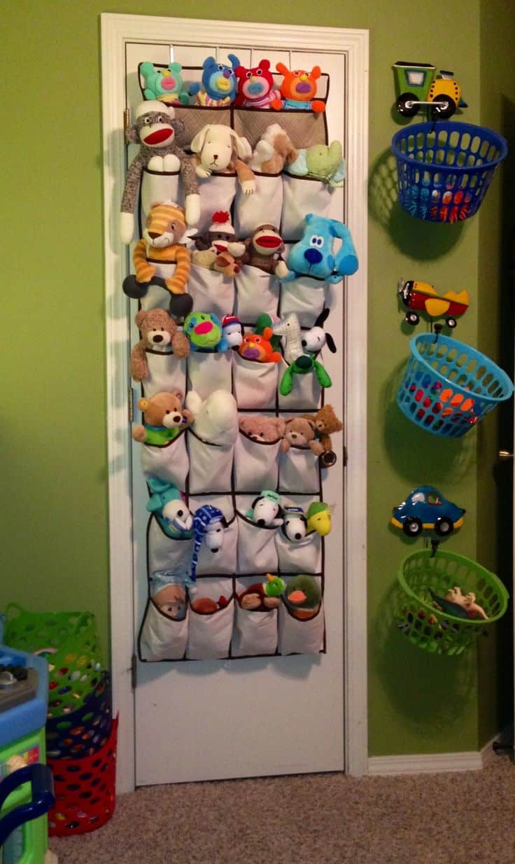 Stuffed toy storage - use an over-the 