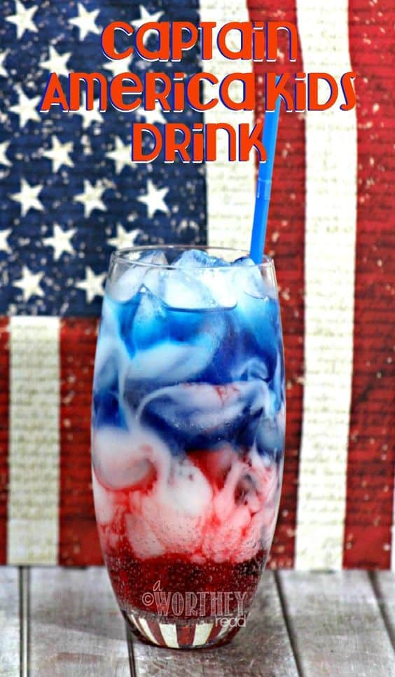 Captain America drink