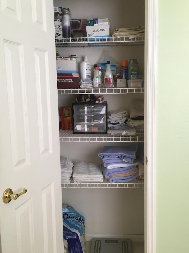 master bedroom linen closet