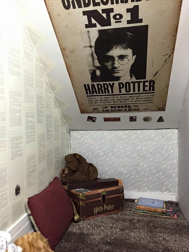harry-potter-under-stairs - LIFE, CREATIVELY ORGANIZED