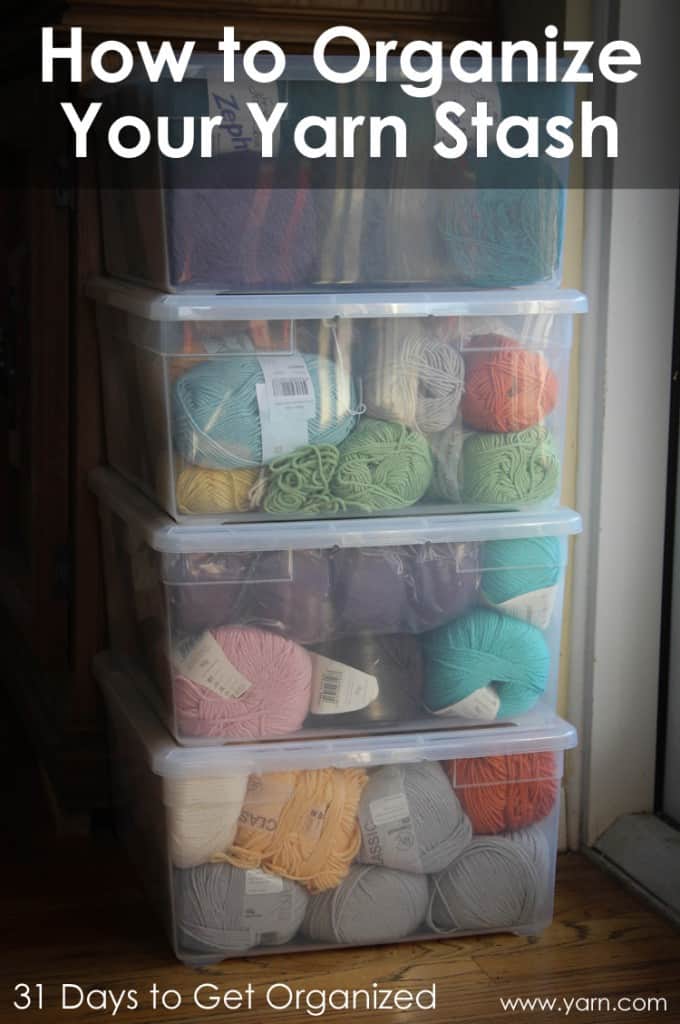 plastic bin yarn