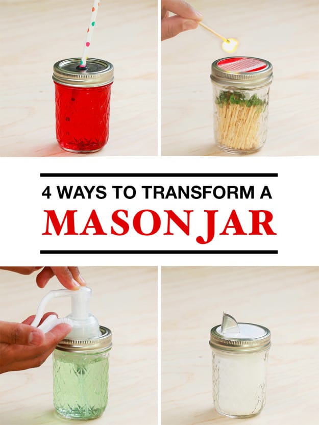 4 ways to transform mason jar lids - LIFE, CREATIVELY ORGANIZED