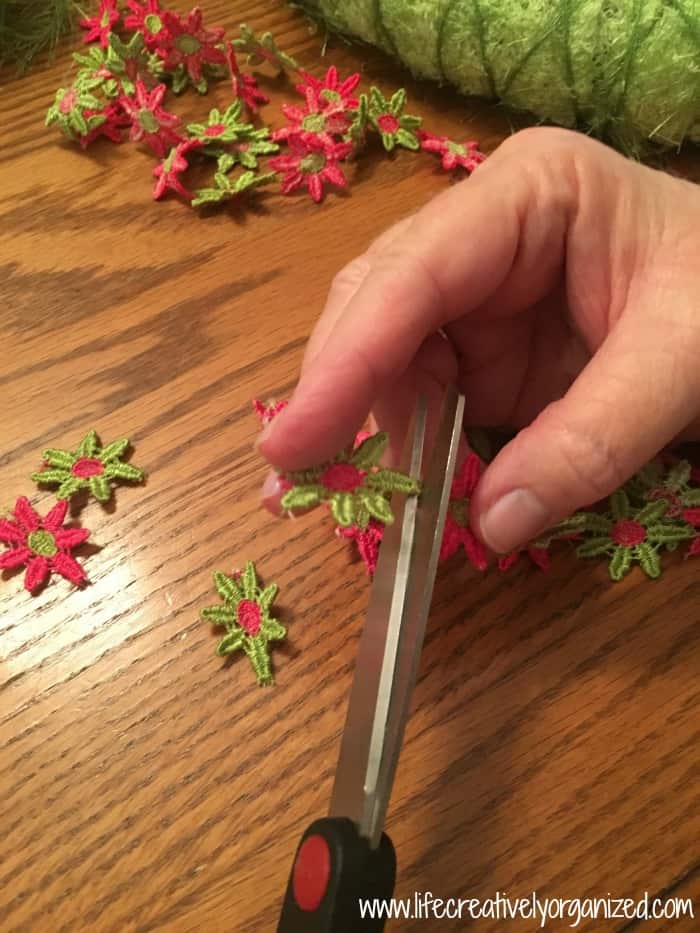 Cutting apart flowers