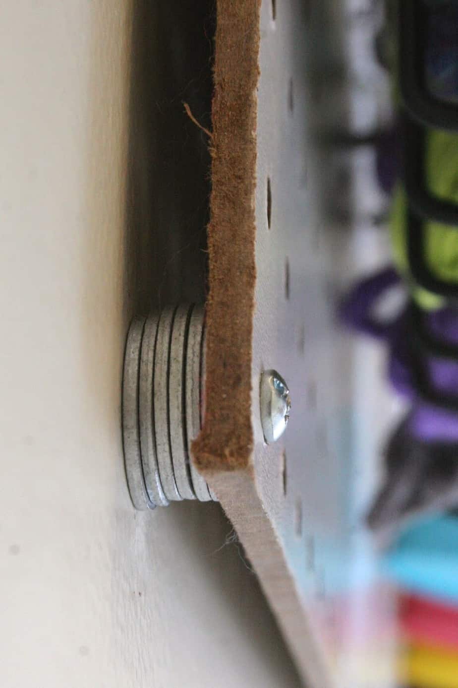 hanging pegboard