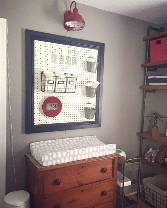 nursery pegboard