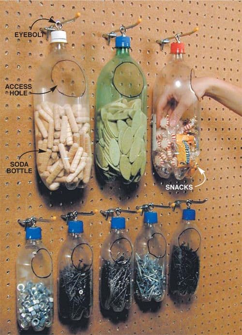 soda bottle storage