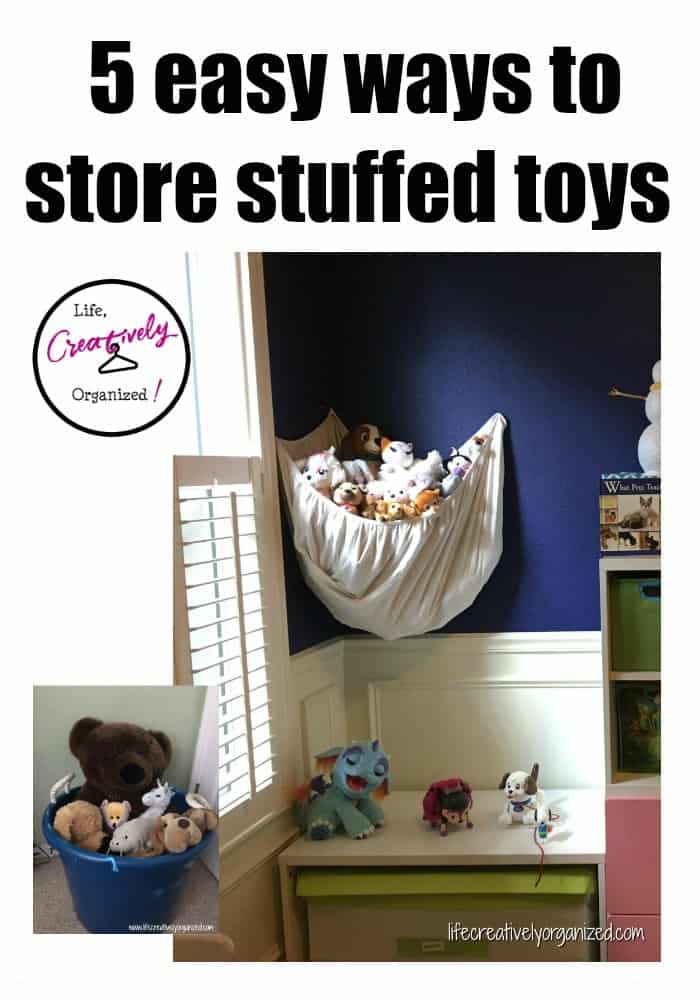 5 easy ways to store stuffed toys