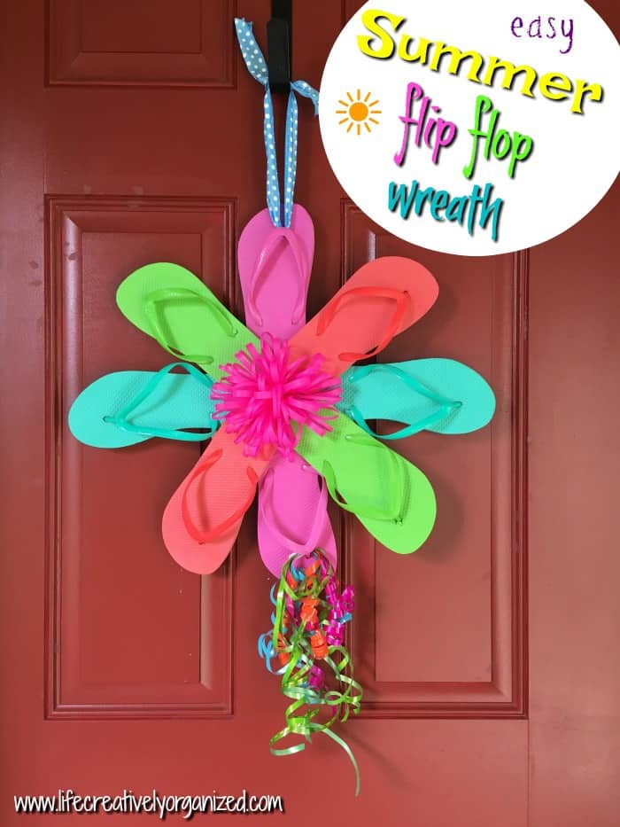Organizing Made Fun: Quick and CHEAP Way to Hang a Door Wreath