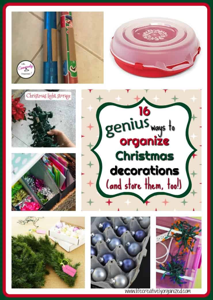 16 Genius Ways To Organize Christmas Decorations And Store Them Too