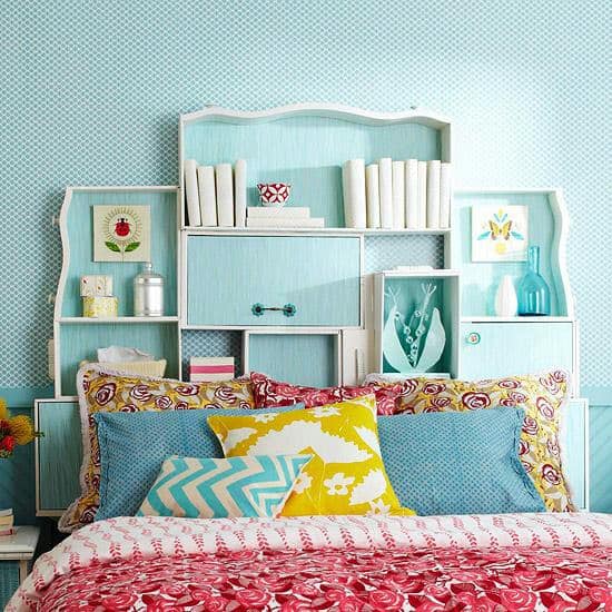 drawers as headboard