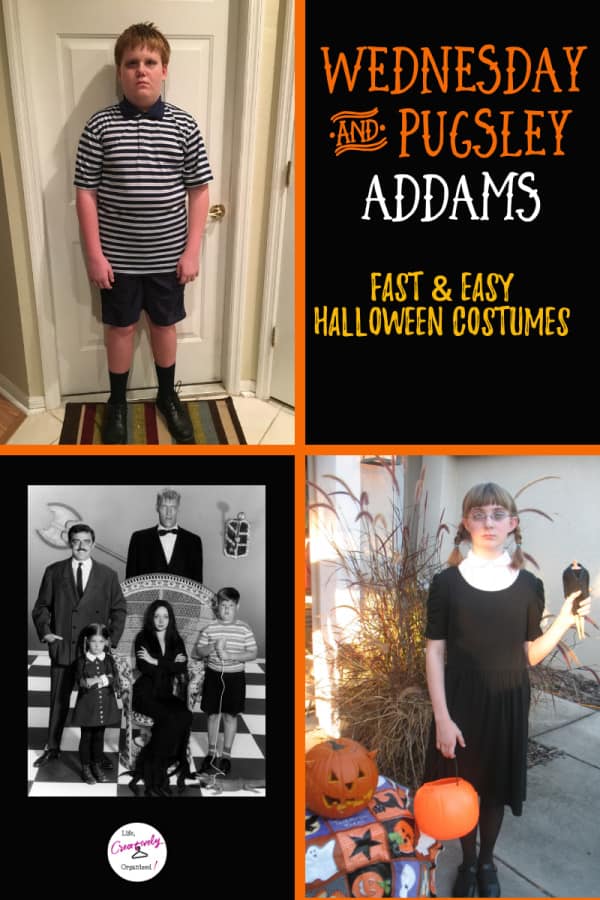 Wednesday Pugsley Addams Costume